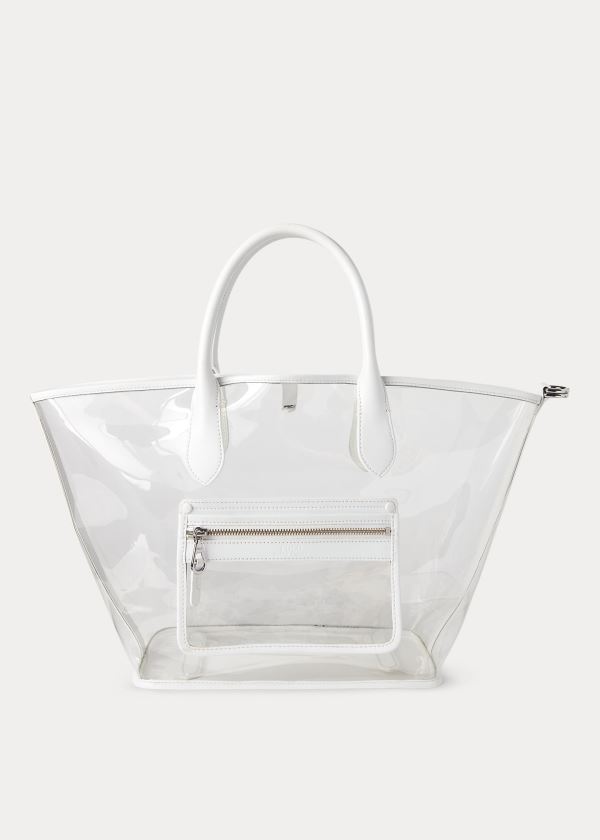 Sacolas Polo Ralph Lauren Clear Medium Bellport Mulher 07698-GPBY